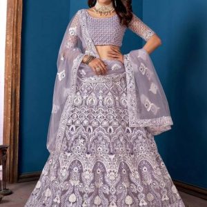 Embroidered Semi Stitched Lehenga2
